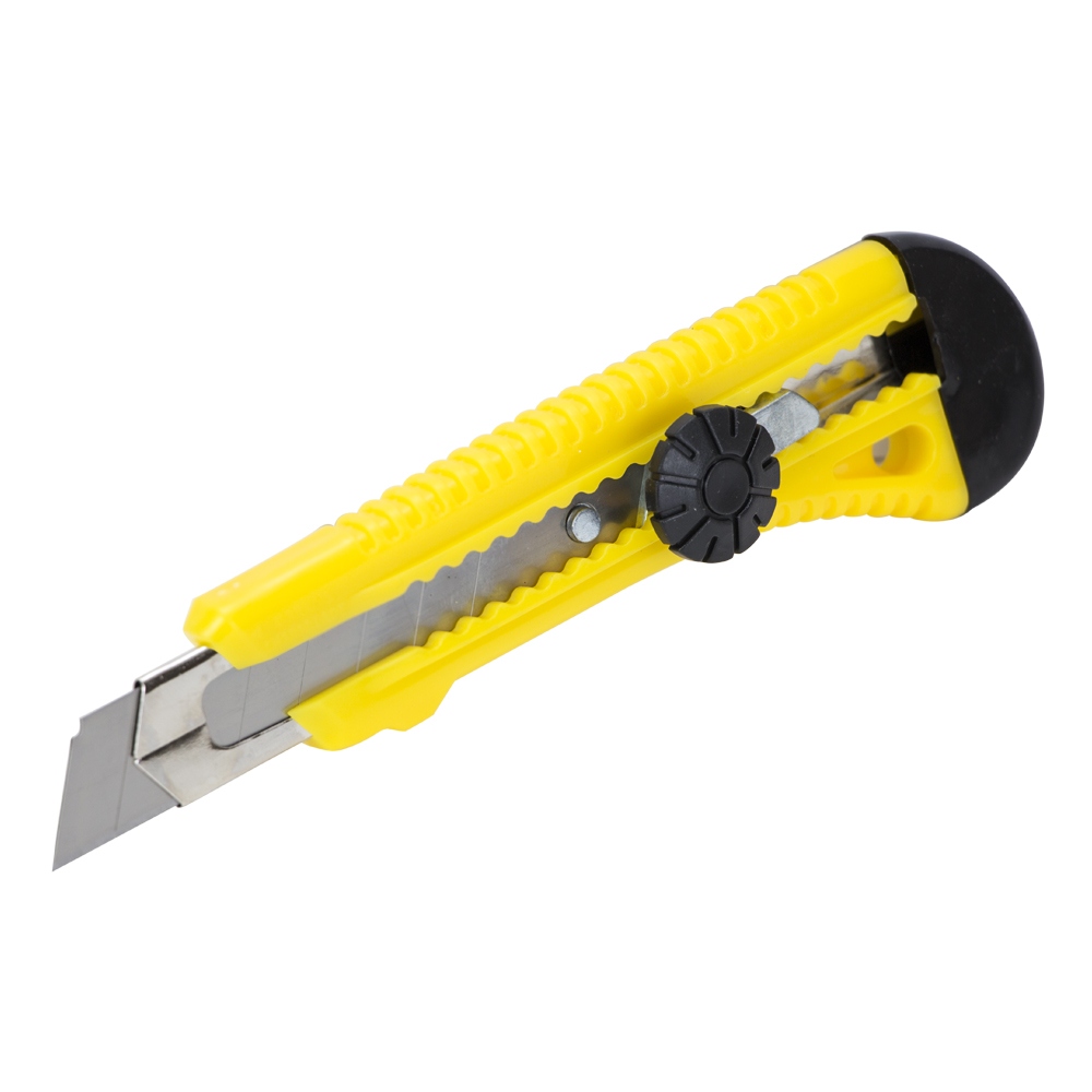 Ніж будівельний Sigma пластиковий корпус лезо 18 мм гвинтовий замок