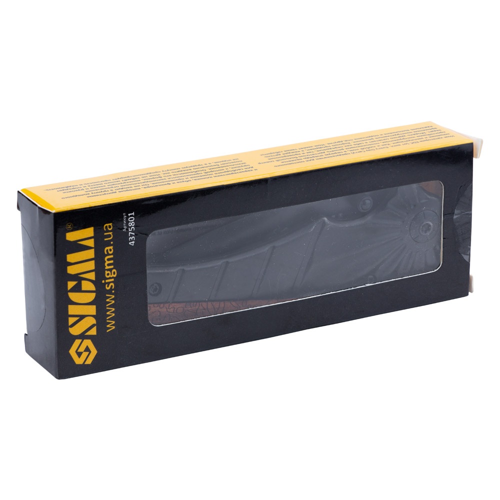 Ніж розкладний Sigma 120 мм (рукоятка комбінована, метал-дерево)