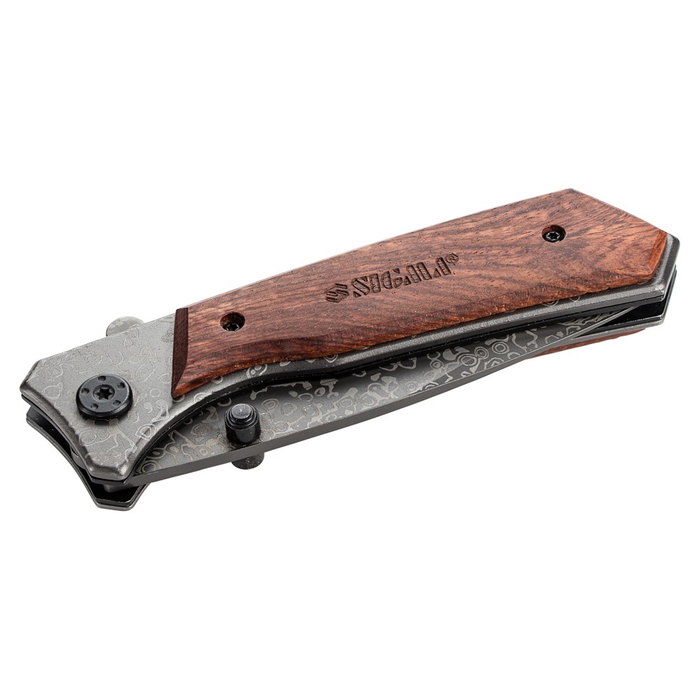 Ніж розкладний Sigma 122 мм (рукоятка дерево)