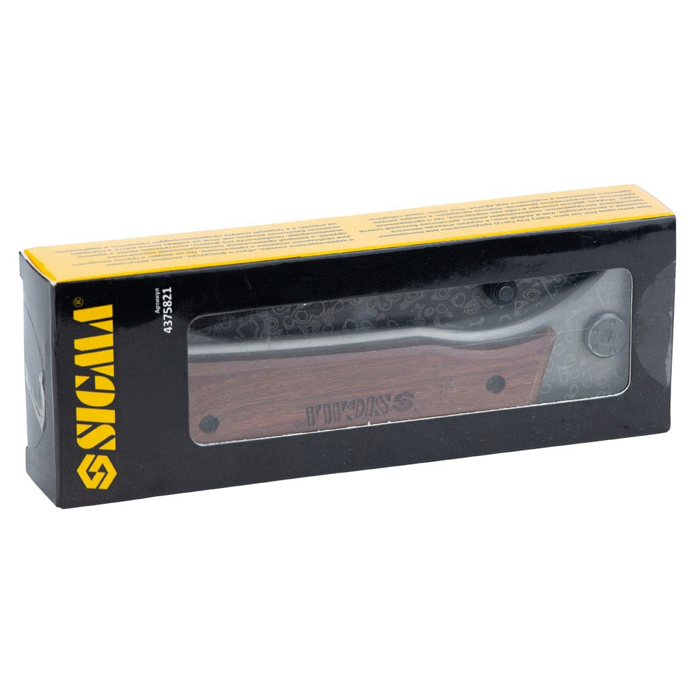 Ніж розкладний Sigma 122 мм (рукоятка дерево)