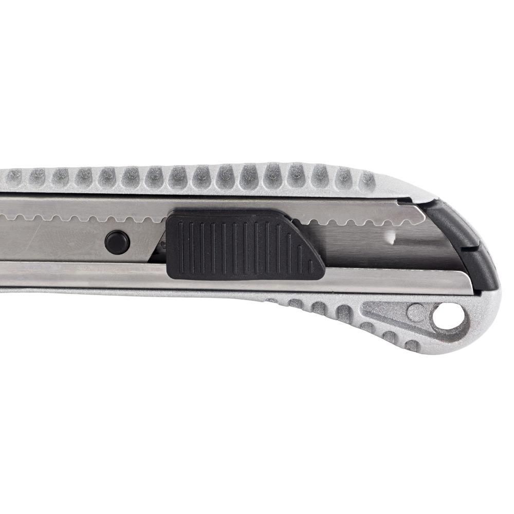 Ніж сегментний Grad лезо 18 мм корпус металевий автоматичний замок