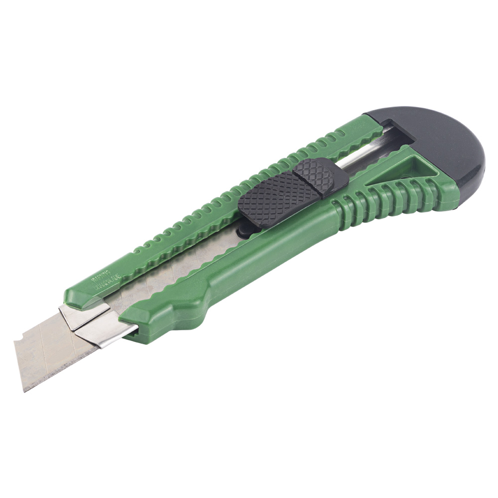 Ніж сегментний Grad лезо 18 мм корпус пластиковий автоматичний замок посилений