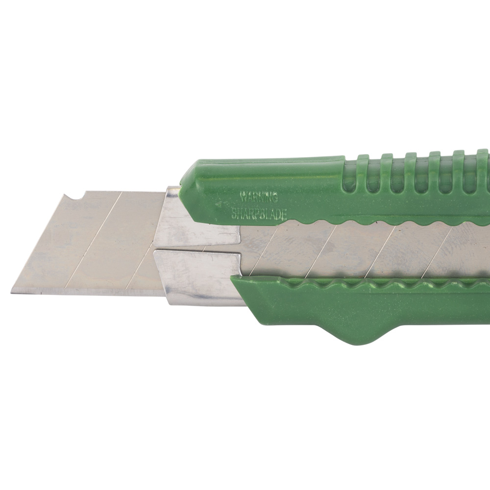 Ніж сегментний Grad лезо 18 мм корпус пластиковий автоматичний замок посилений