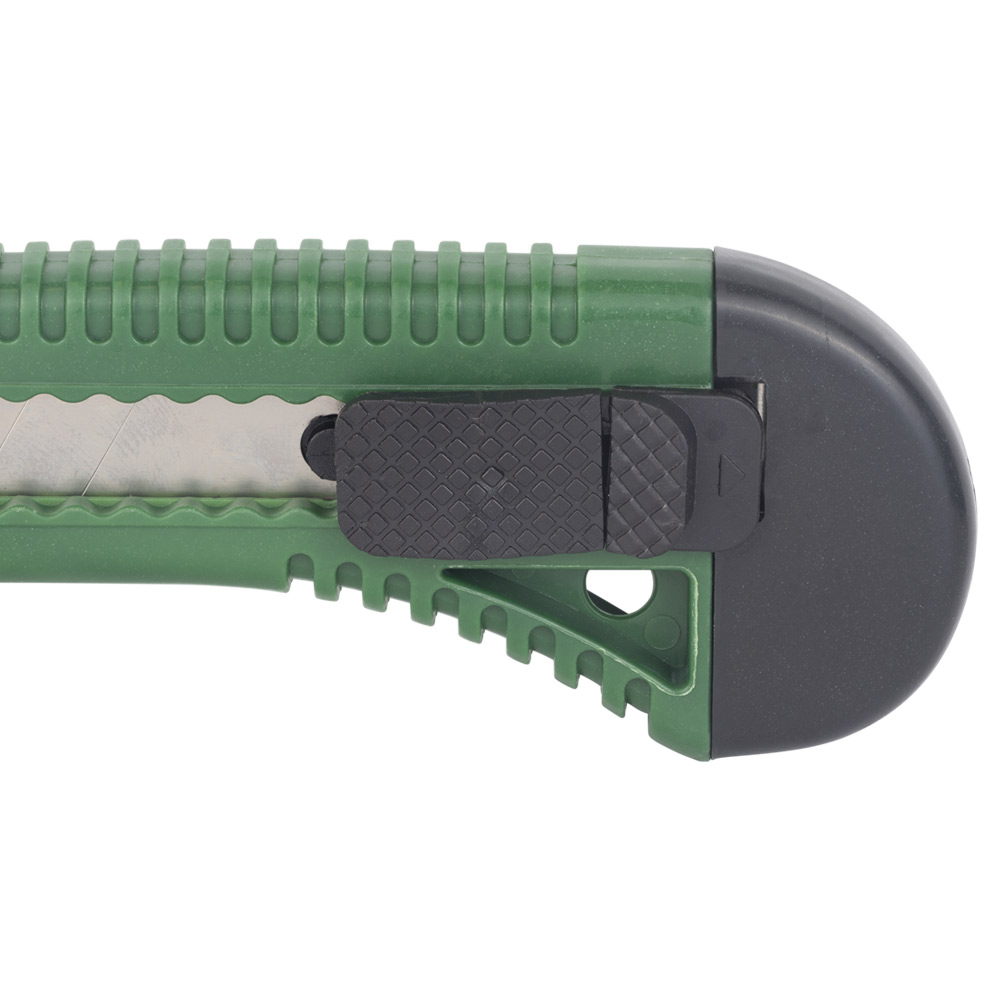 Ніж сегментний Grad лезо 18 мм корпус пластиковий автоматичний замок посилений