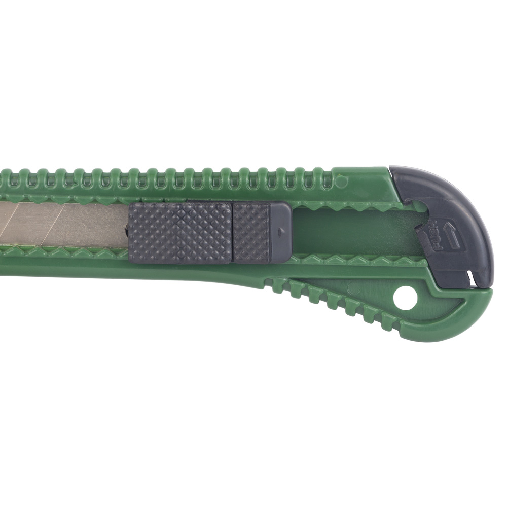 Ніж сегментний Grad лезо 18 мм корпус пластиковий автоматичний замок