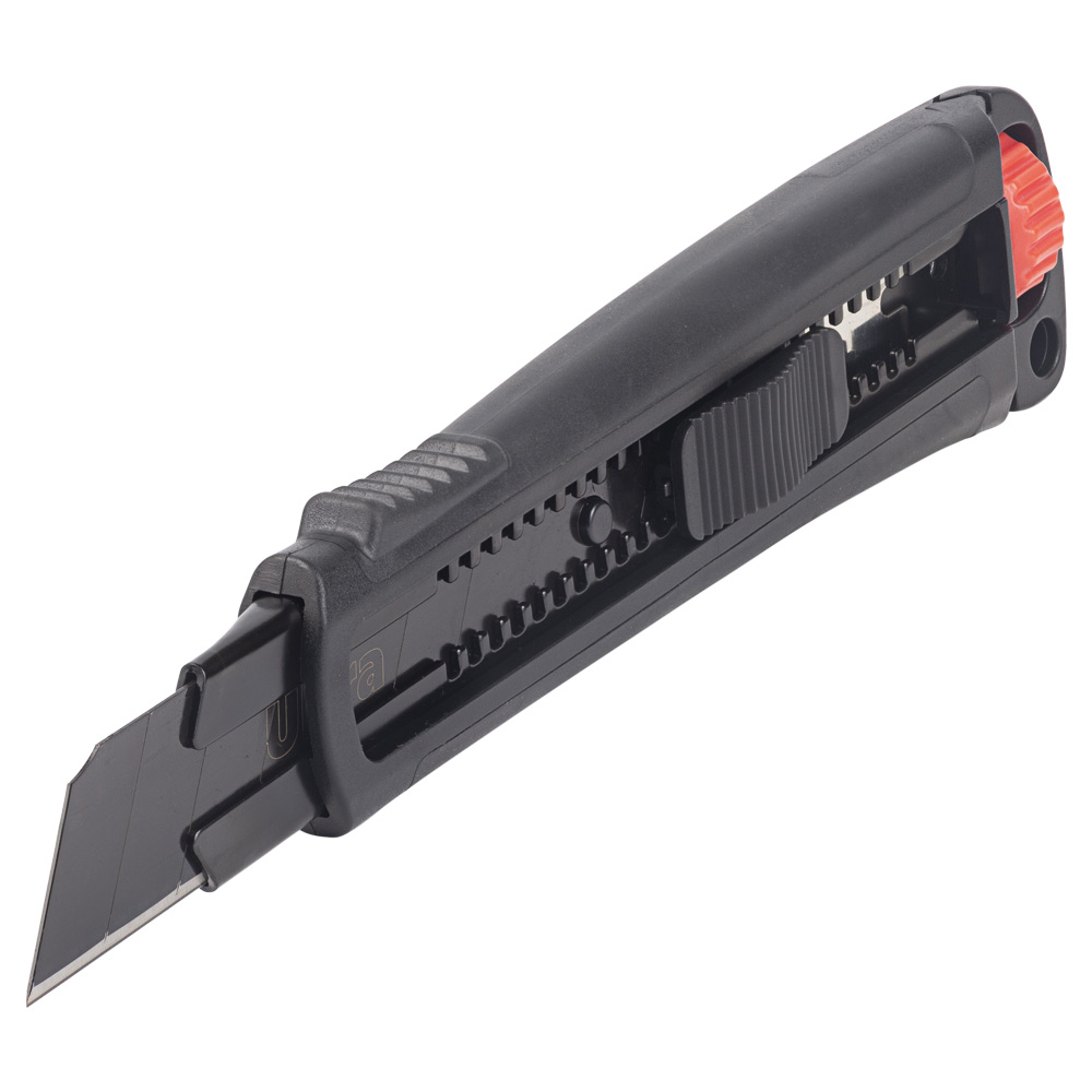 Ніж сегментний Ultro лезо 25 мм корпус ABS/TPR автоматичний замок
