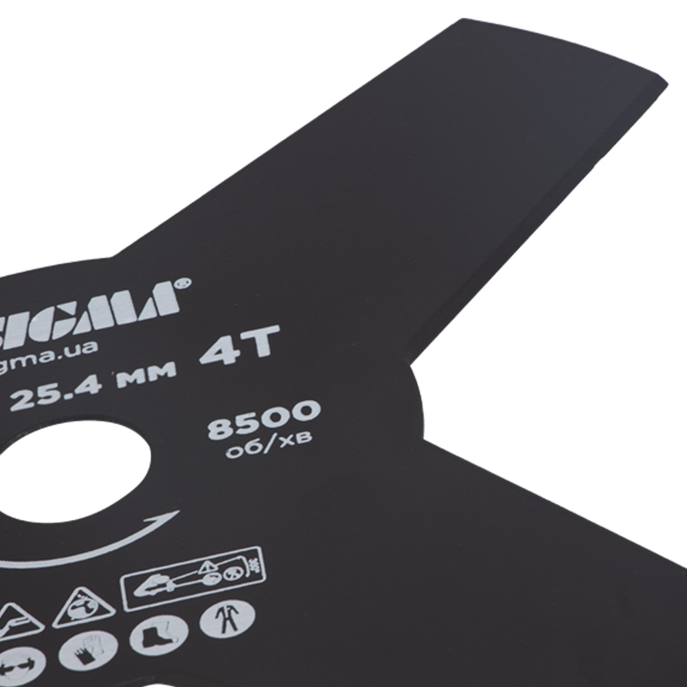 Нож Sigma для триммера Ø255 x 25.4 мм 4Т