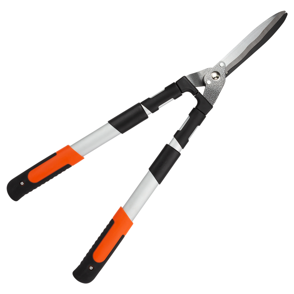 Ножиці для кущів Flora телескопічні алюмінієві рукоятки 711-833 мм