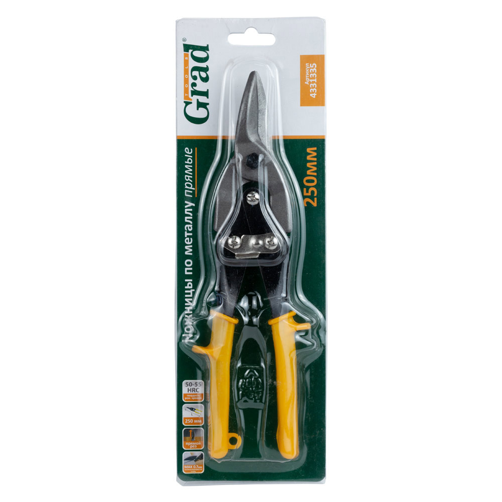 Ножиці по металу прямі Grad 250 мм