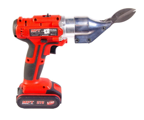 Ножницы аккумуляторные по металлу MPT MCS2150.A1 21 В 1.5 А·ч