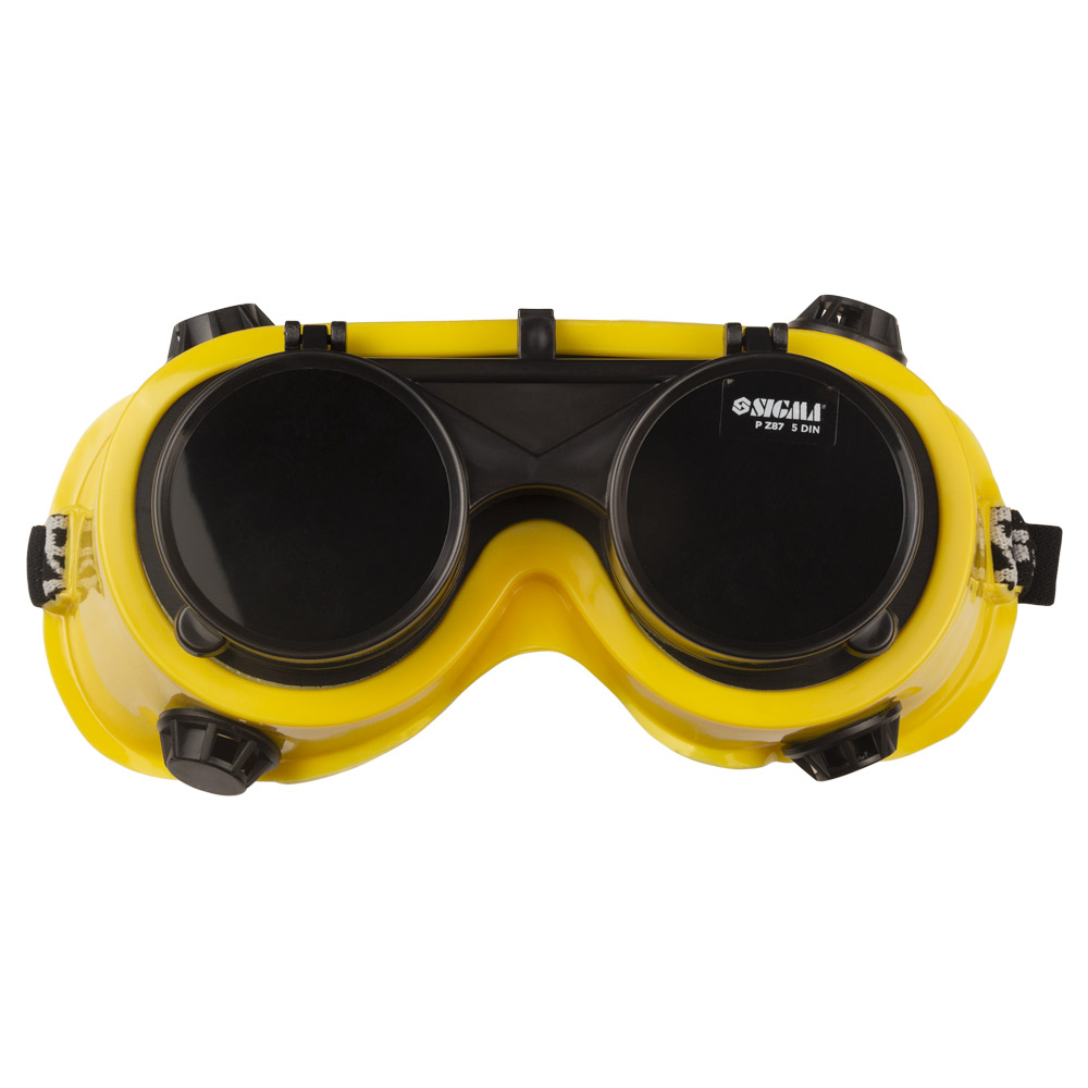 Окуляри зварювальника Sigma з відкидним склом (круглі)