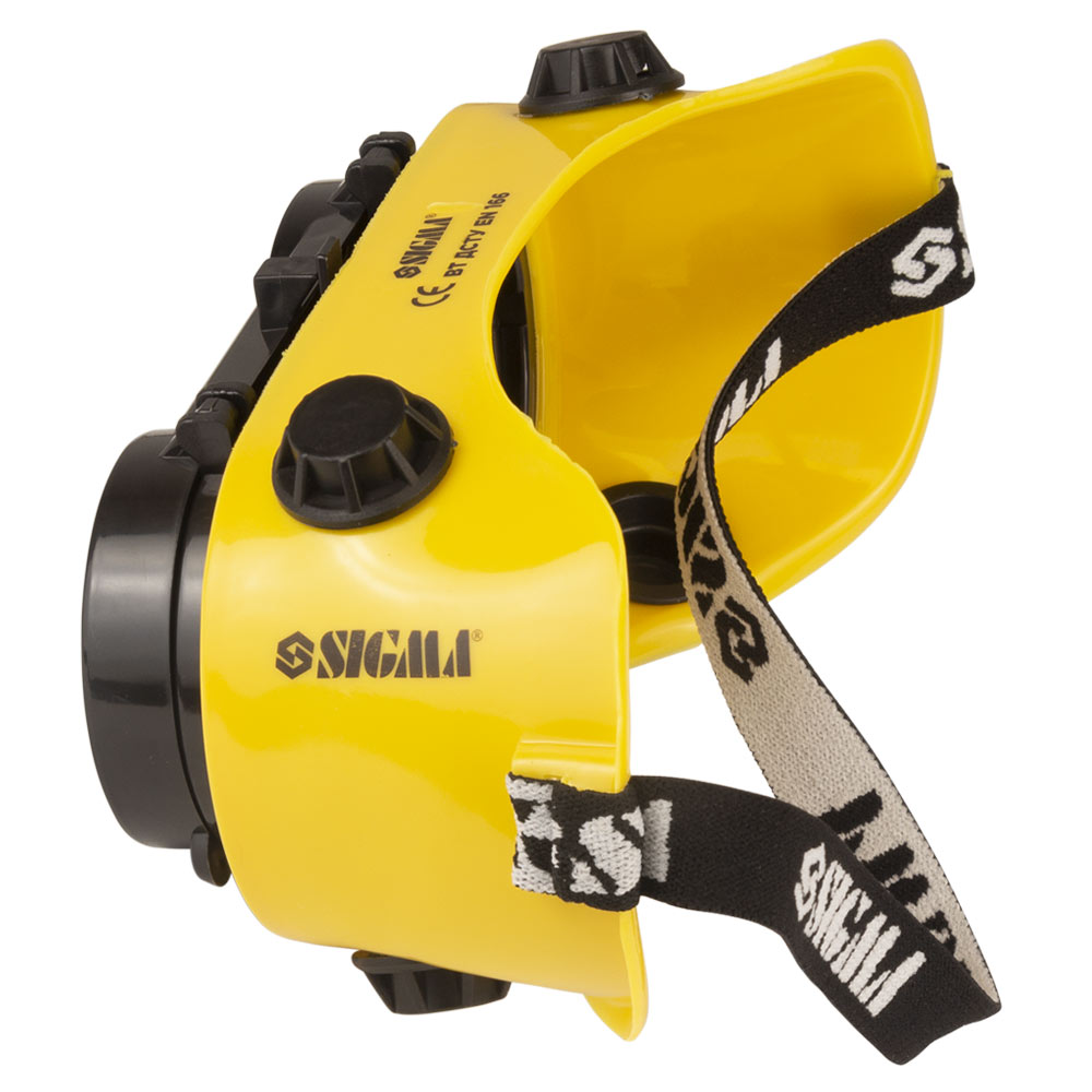 Окуляри зварювальника Sigma з відкидним склом (круглі)