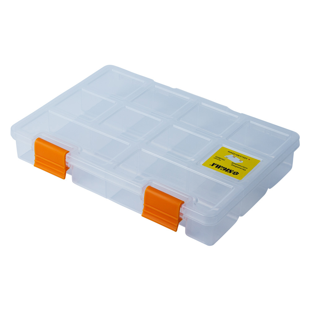 Органайзер Sigma пластиковий (прозорий) 195 x 140 x 32 мм