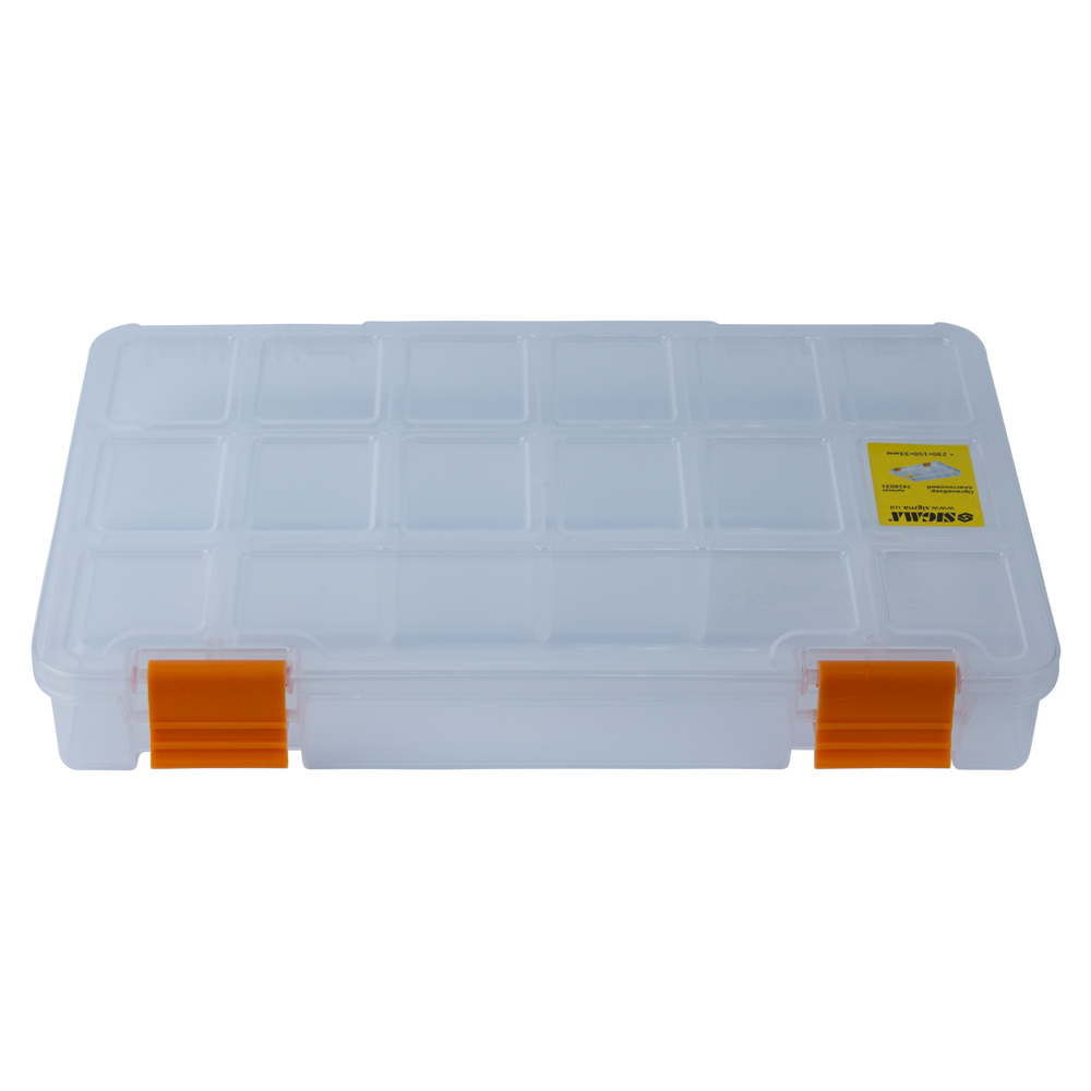 Органайзер Sigma пластиковый (прозрачный) 230 x 150 x 33 мм