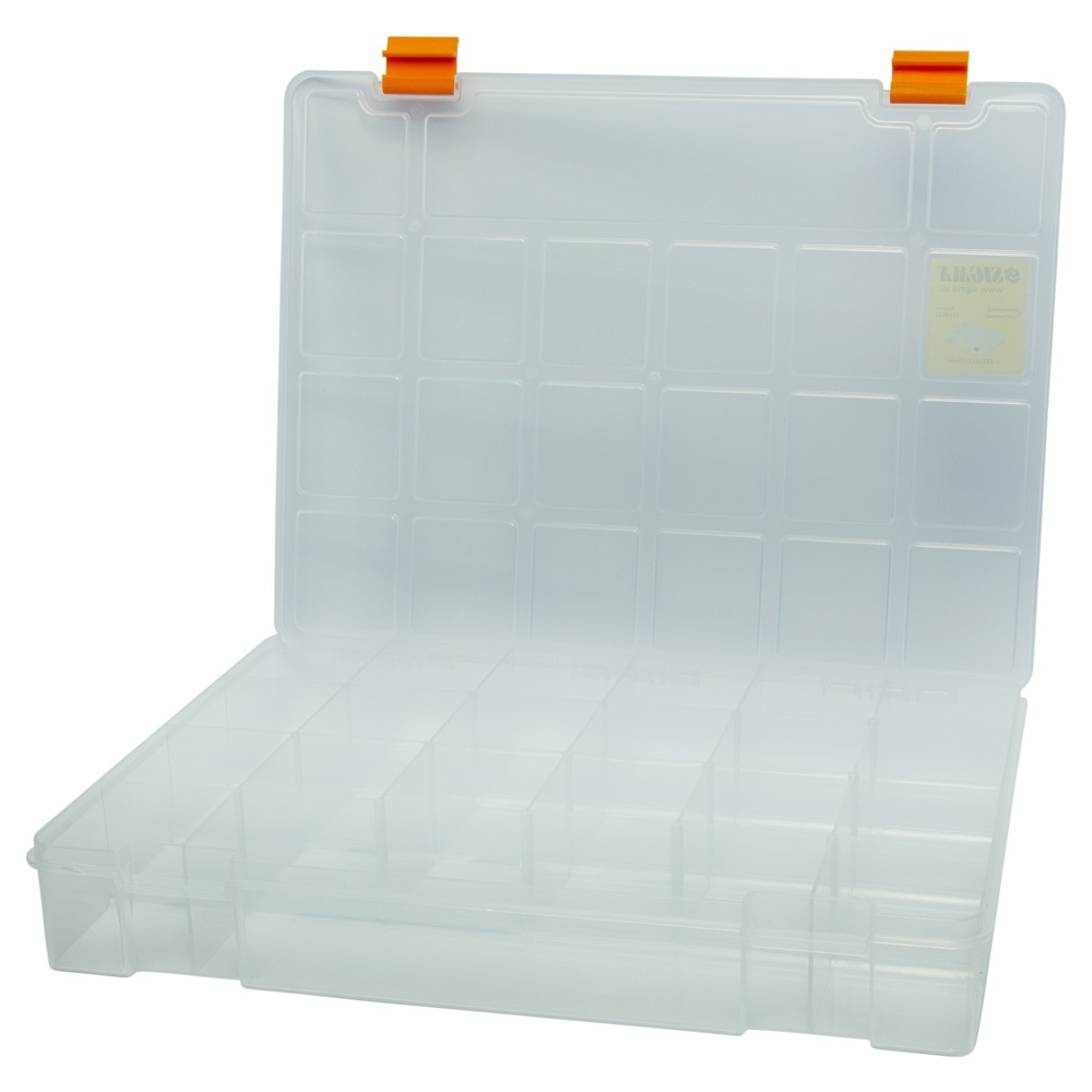 Органайзер Sigma пластиковий прозорий 324 x 247 x 51 мм