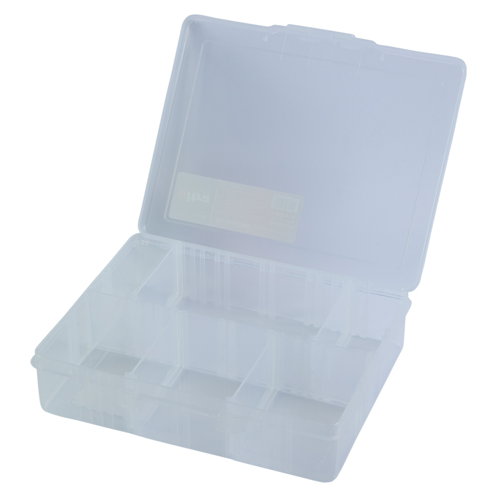 Органайзер Ultra пластиковый прозрачный 6 отсеков 190 x 160 x 50 мм