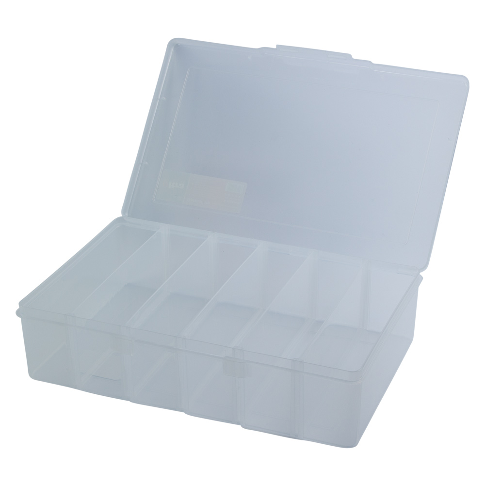 Органайзер Ultra пластиковий прозорий 6 відсіків 310 x 200 x 80 мм