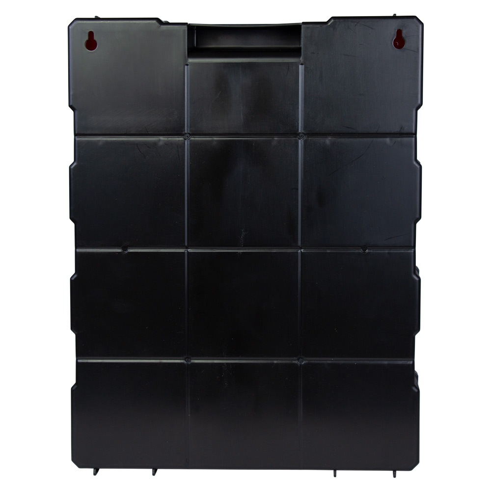 Органайзер Ultra пластиковий вертикальний 12 закриваючихся відсіків 460 x 360 x 120 мм