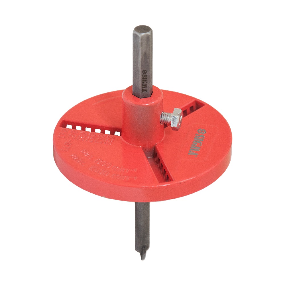 Основа державка Sigma для коронок кільцевих з вольфрамовим напиленням Ø33, 43, 53, 67, 73, 83 мм з свердлом