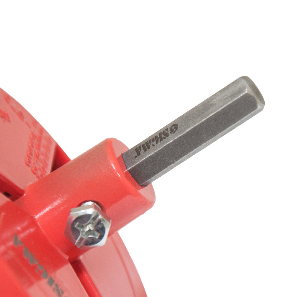 Основа державка Sigma для коронок кільцевих з вольфрамовим напиленням Ø33, 43, 53, 67, 73, 83 мм з свердлом