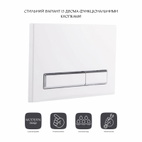 Панель змиву для унітаза Qtap Nest (QT0111V1105GW)