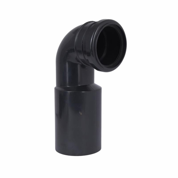 Патрубок Qtap зливний кутовий DN90 112 х 158 х 304 мм для інсталяції Standard (QTSTD167BL50800)