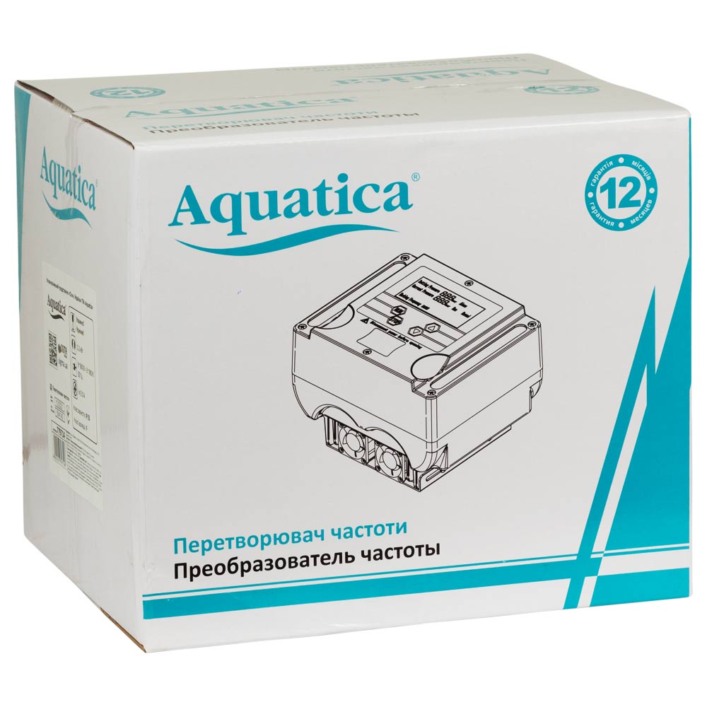 Перетворювач частоти Aquatica 3~380В x 3~380В до 2.2кВт із датчиком тиску (AVF-2.2ТL)