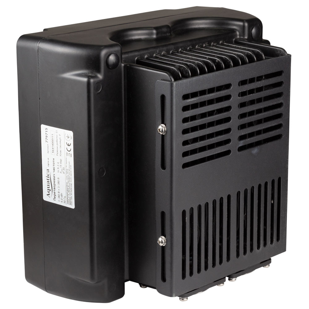 Перетворювач частоти Aquatica 3~380В x 3~380В до 4.0кВт з датчиком тиску (AVF-4.0ТL)