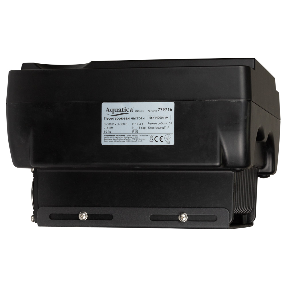 Перетворювач частоти Aquatica 3~380В x 3~380В до 7.5кВт з датчиком тиску (AVF-7.5ТL)