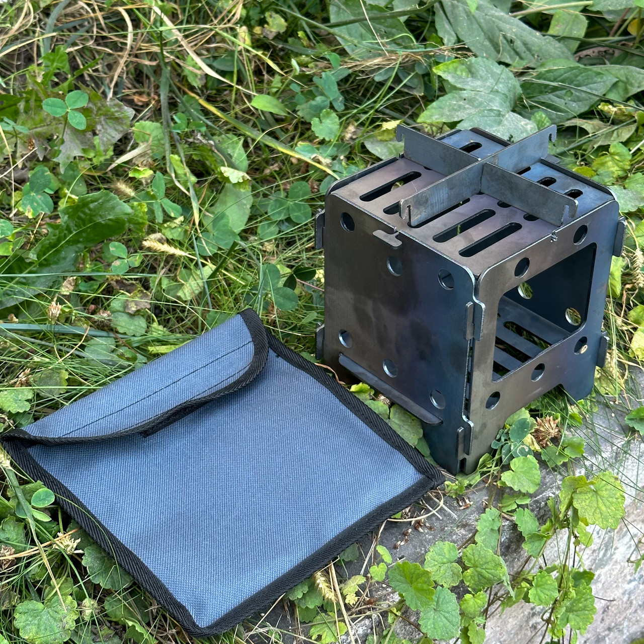 Піч-трісочниця Mzavod 13.5 х 13.5 х 15 см 2 мм мала з чохлом
