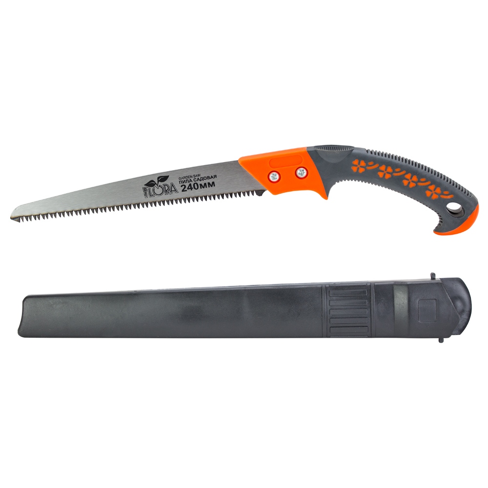 Пила садова Flora пряма 240 мм 7TPI з чохлом