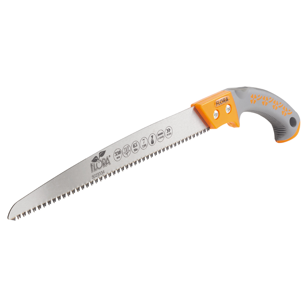 Пила садова Flora пряма 330 мм 7TPI з чохлом