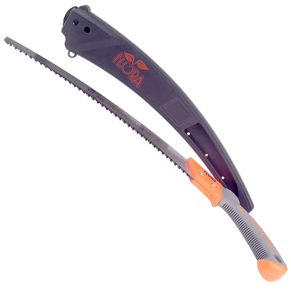 Пила садова Flora вигнута 330 мм 7TPI з чохлом