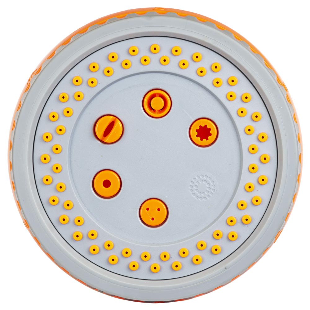 Пистолет-распылитель Flora 6-ти режимный (ABS+TPR) оранжево-серый