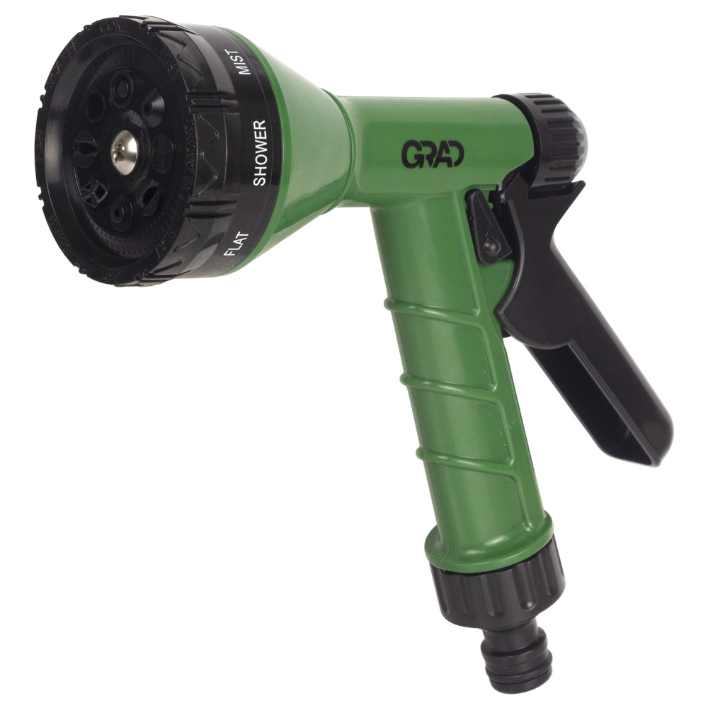 Пистолет-распылитель Grad 8-ми режимный (ABS)