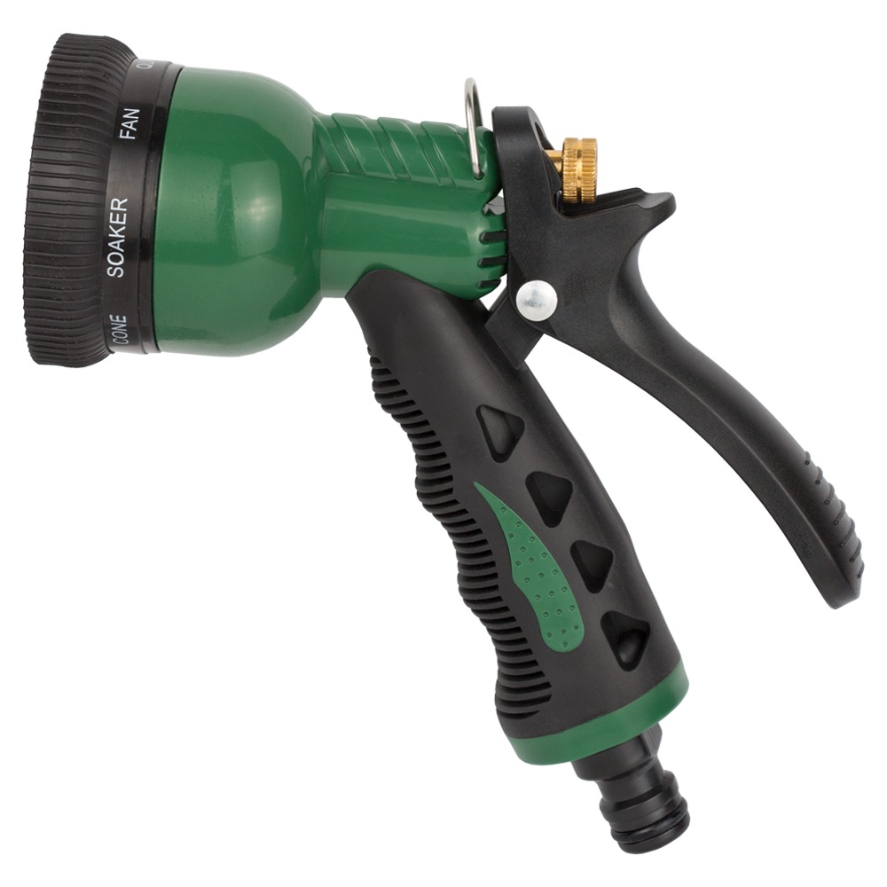 Пистолет-распылитель Grad 8-ми режимный металлический (ABS+TPR)