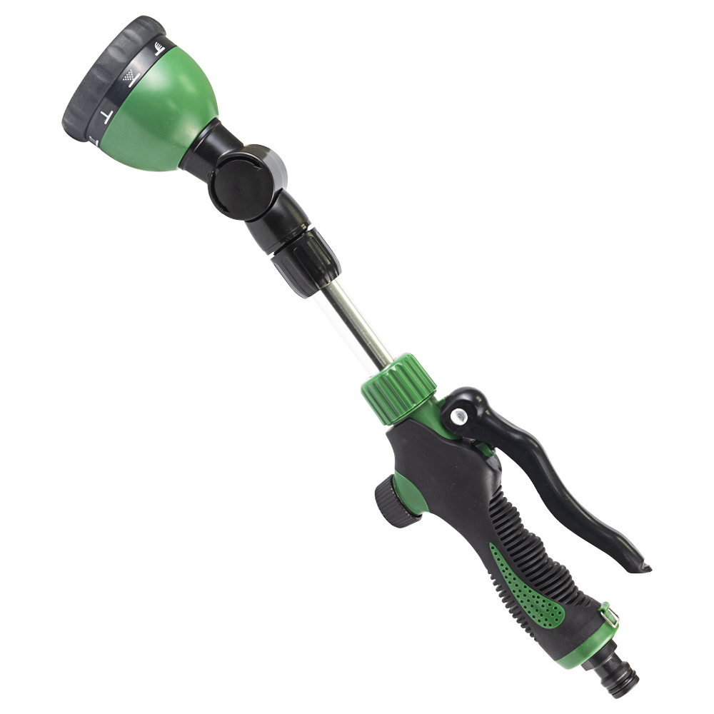 Пистолет-распылитель Grad 9-ти режимный с удлинителем 400 мм поворотный (пластиковый)