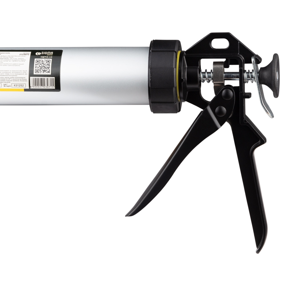 Пістолет Sigma для герметиків алюмінієва туба 375 мм 610 мл