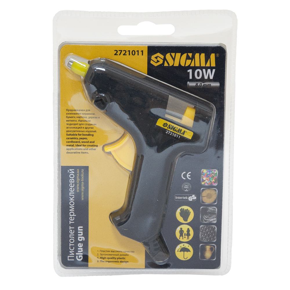 Пістолет термоклейовий Sigma Ø8 мм 10(80) Вт