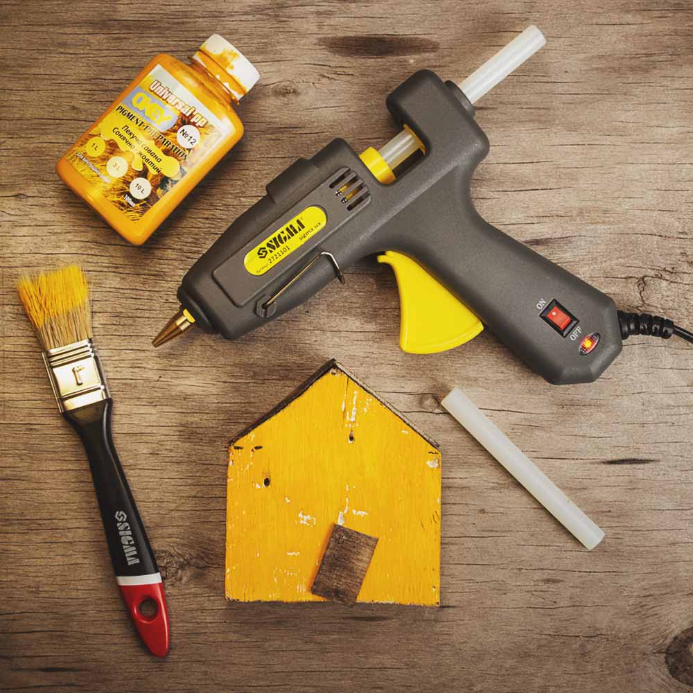 Пістолет термоклейовий Sigma з вимикачем Ø11.2 мм 100(150) Вт