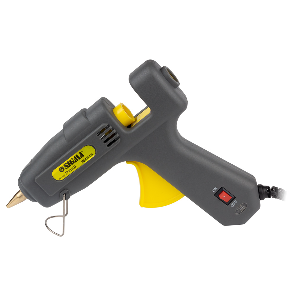 Пістолет термоклейовий Sigma з вимикачем Ø11.2 мм 100(150) Вт