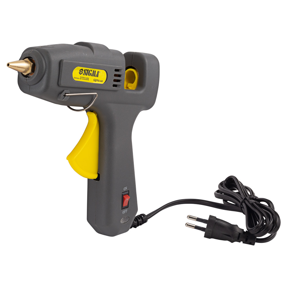Пістолет термоклейовий Sigma з вимикачем Ø11.2 мм 100(150) Вт