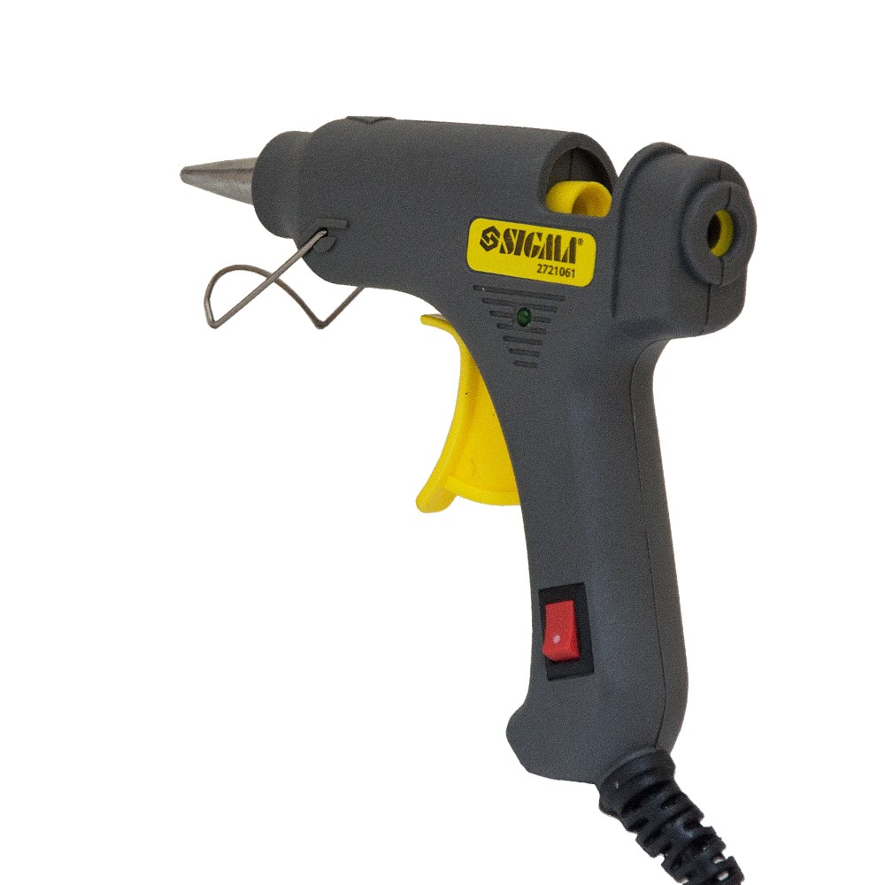 Пістолет термоклейовий Sigma з вимикачем Ø8 мм 20 Вт