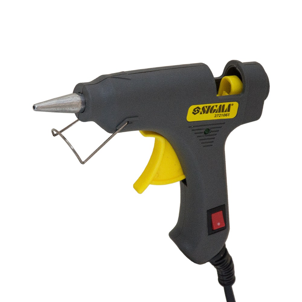 Пістолет термоклейовий Sigma з вимикачем Ø8 мм 20 Вт