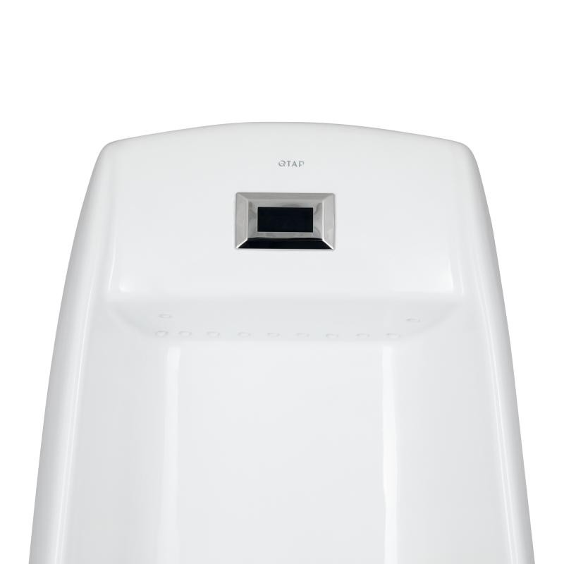Пісуар підлоговий Qtap Scorpio з ІЧ-датчиком автоматичного змиву (440 x 360 x 995) White (QT1488101HW)