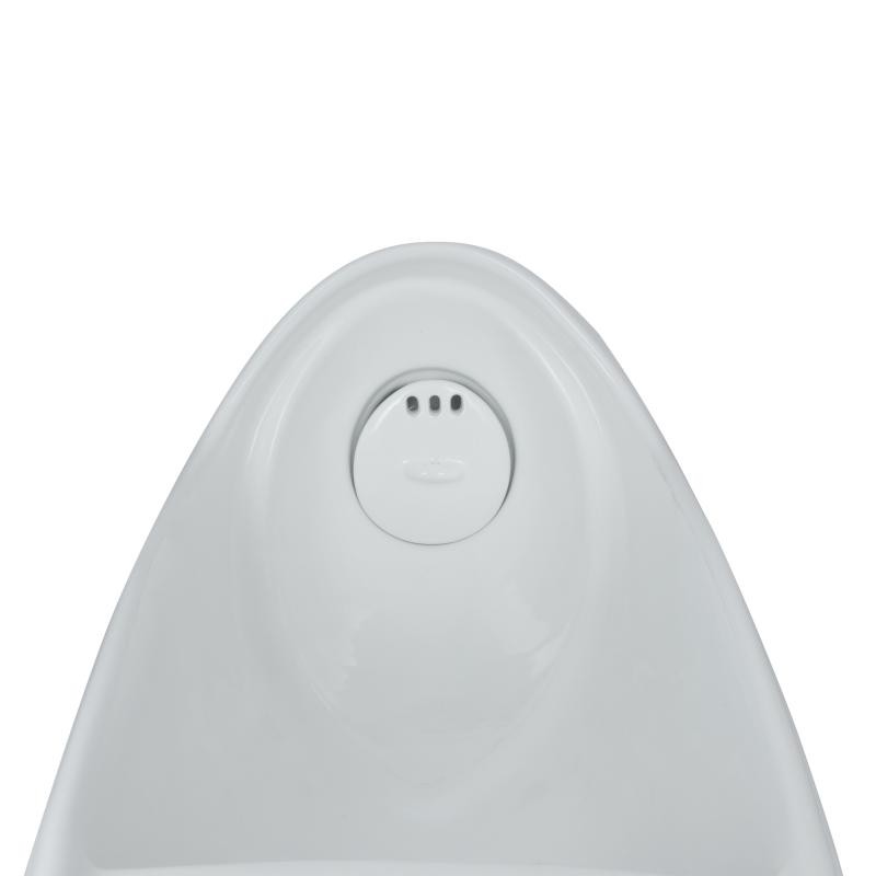 Пісуар підлоговий Qtap Scorpio з ІЧ-датчиком автоматичного змиву (440 x 360 x 995) White (QT1488101HW)