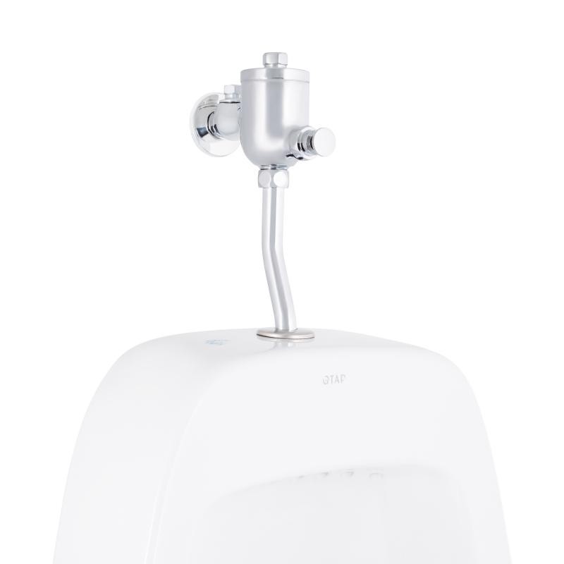 Пісуар підвісний Qtap Crow з краном-дозатором 360x285x675 White (QT0588112HW)