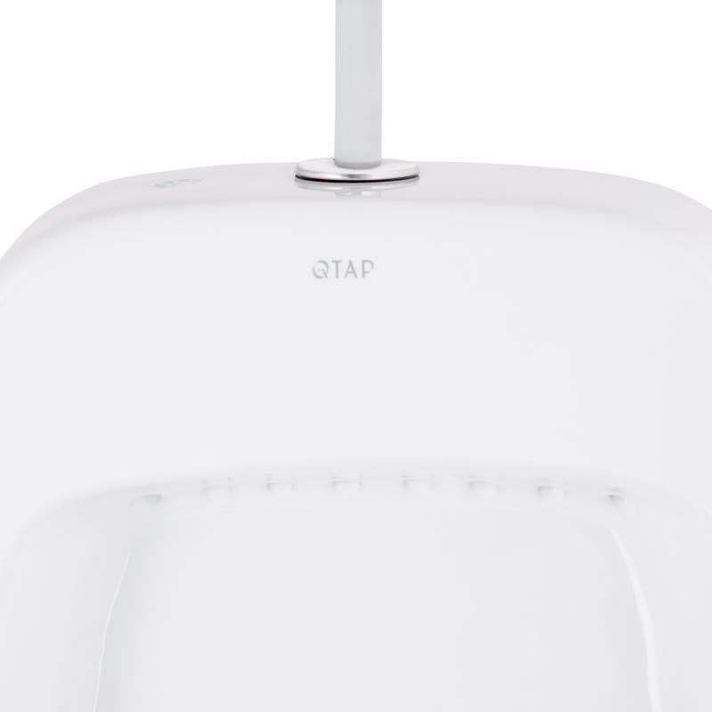 Пісуар підвісний Qtap Crow з краном-дозатором 360x285x675 White (QT0588112HW)