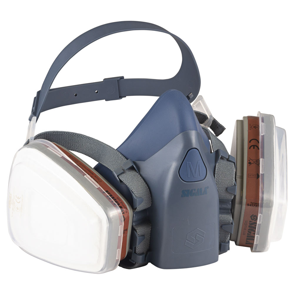 Півмаска Sigma Air Shield з фільтрами А1