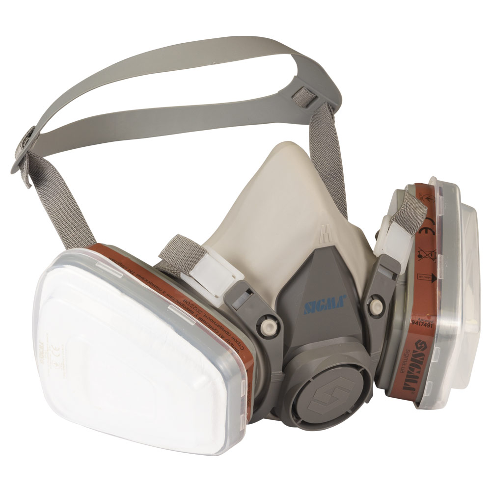 Півмаска Sigma Defender Pro з фільтрами А1